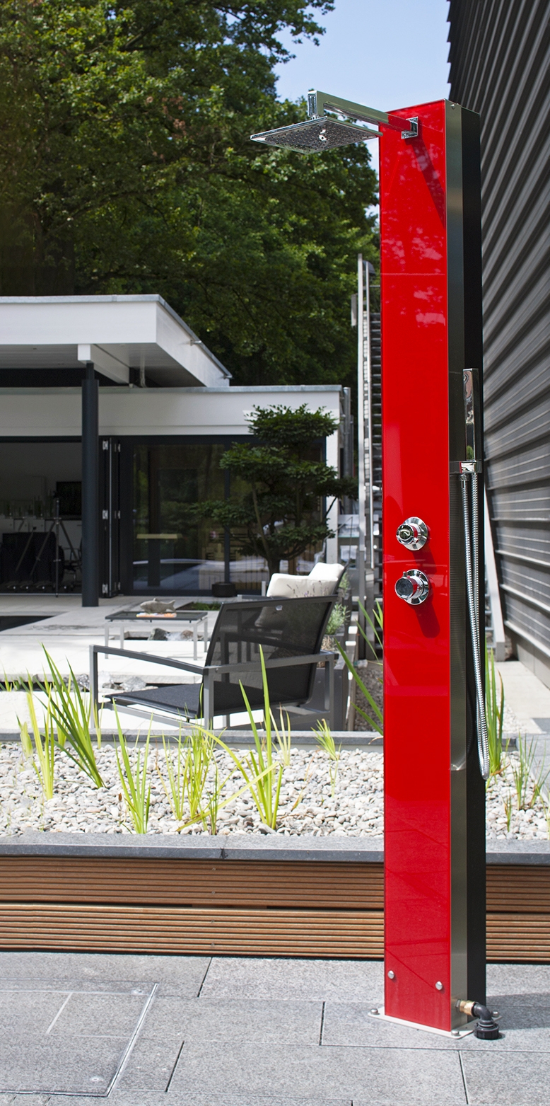 Outdoor S Luxury Glass Solar Shower