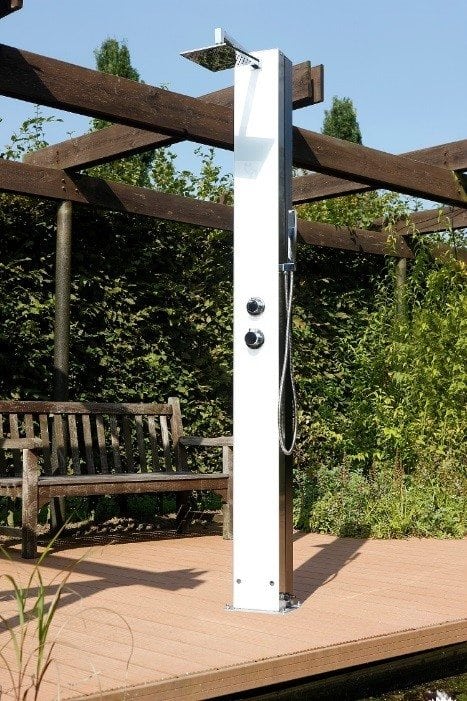 Outdoor T Luxury Glass Solar Shower