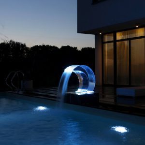 Gush T Pool Fountain w LED Lights