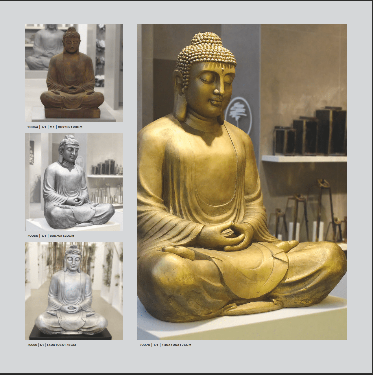 Extra Large Buddha Meditating Stone Statue - Image 4