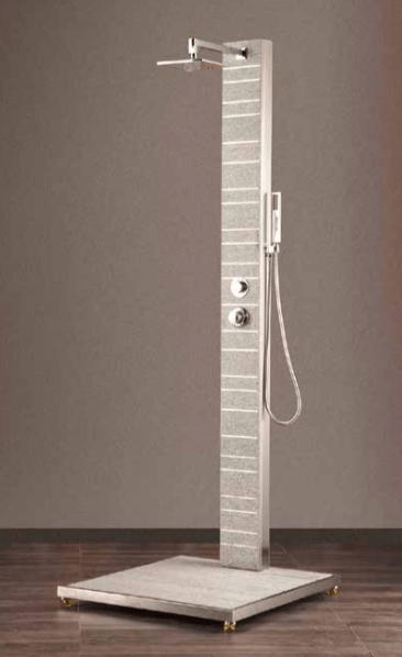 Outdoor A Luxury Granite Stainless Steel Shower - Image 2