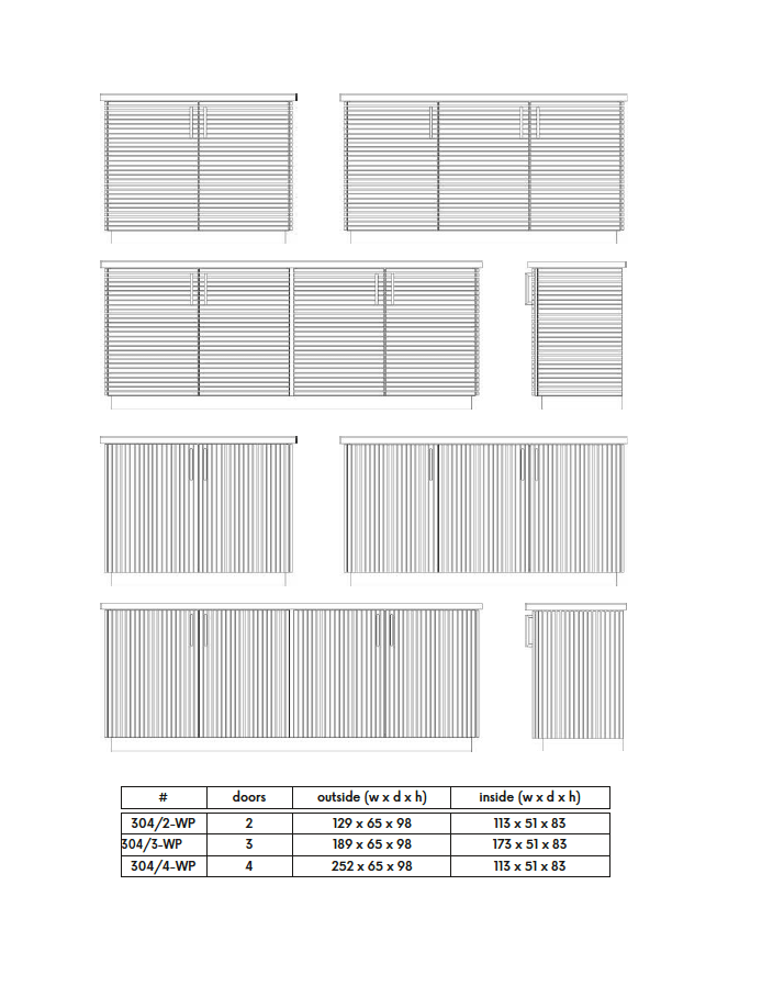 Outdoor Sideboard Box Luxury Custom Cubic - Image 4