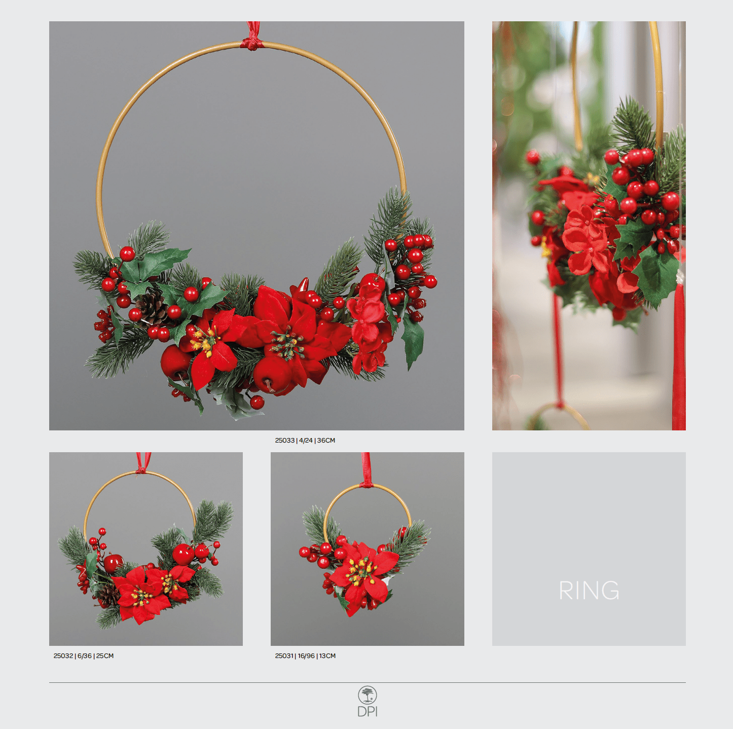 Ring Door Wreath Ornaments Christmas Decoration - Image 4