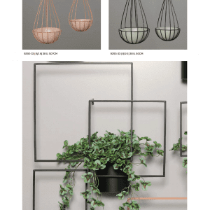 Metal Hanging Planters Modern Home Decor